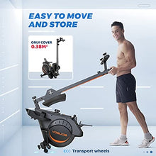 Load image into Gallery viewer, YOSUDA Magnetic Rowing Machine 350 LB Weight Capacity - Foldable Rower for Home Use with LCD Monitor, Tablet Holder and Comfortable Seat Cushion