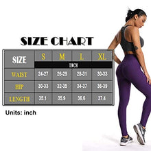 Load image into Gallery viewer, FITTOO Women's High Waisted Textured Honeycomb Ruched Butt Scrunched Booty Leggings Workout Running Lift Textured Tights Navy