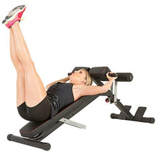 Load image into Gallery viewer, Fitness Reality X-Class Light Commercial Multi-Workout Abdominal/Hyper Back Extension Bench, Black