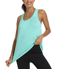 Load image into Gallery viewer, HLXFHB Workout Tank Tops for Women Gym Exercise Athletic Yoga Tops Racerback Sports Shirts Green