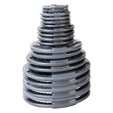 Load image into Gallery viewer, 455lb Gray Cast Iron Grip Olympic Weight Plate Set - The Home Fitness Corp