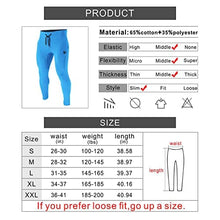 Load image into Gallery viewer, BROKIG Mens Zip Joggers Pants - Casual Gym Workout Track Pants Comfortable Slim Fit Tapered Sweatpants with Pockets (Electric Blue)