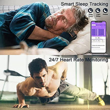 Load image into Gallery viewer, IOWODO X5 Fitness Tracker for Men Health and Fitness Smartwatch with Heart Rate & Sleep Monitor Waterproof Activity Tracker Smart Watch Tracking Steps, Calories, Distance for Android & iOS (2 Bands)