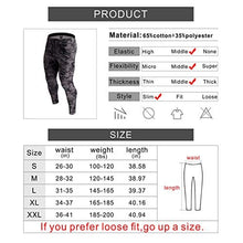 Load image into Gallery viewer, BROKIG Mens Zip Joggers Pants - Casual Gym Workout Track Pants Comfortable Slim Fit Tapered Sweatpants with Pockets (Camo Grey)