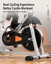 Load image into Gallery viewer, YOSUDA Indoor Cycling Bike Stationary - Cycle Bike with Ipad Mount & Comfortable Seat Cushion