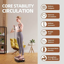 Load image into Gallery viewer, EILISON Bolt Vibration Plate Exercise Machine with Loop Bands - Full Body Vibration Fitness Platform Equipment for Home Fitness, Weight Loss, Toning, Shaping & Wellness - Max User Weight 350lbs