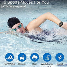 Load image into Gallery viewer, IOWODO X5 Fitness Tracker for Men Health and Fitness Smartwatch with Heart Rate & Sleep Monitor Waterproof Activity Tracker Smart Watch Tracking Steps, Calories, Distance for Android & iOS (2 Bands)