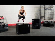 Load and play video in Gallery viewer, Body-Solid Tools 3-Way Soft Plyo Box 20in, 24in, 30in Cross Fit Training