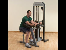 Load and play video in Gallery viewer, Body-Solid Pro Select Bicep Tricep Machine 310lb. Stack Muscle Trainer