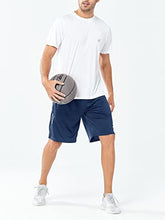 Load image into Gallery viewer, NORTHYARD Men's 10" Athletic Shorts – Quick-Dry Mesh Gym &amp; Basketball Training Shorts in Dark Blue (3XL)
