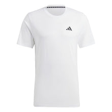 Load image into Gallery viewer, Adidas Men's Essentials Feel Ready Training T-Shirt – AEROREADY Moisture-Wicking Gym Tee | White/Black
