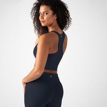 Load image into Gallery viewer, YITTY Active Women's UltraLuxe Built-in Bra Tank Top, Athleisure, 4-Way-Stretch, Deep Navy
