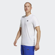 Load image into Gallery viewer, Adidas Men's Essentials Feel Ready Training T-Shirt – AEROREADY Moisture-Wicking Gym Tee | White/Black
