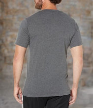 Load image into Gallery viewer, Adidas Men's Essentials Feel Ready Training T-Shirt – AEROREADY Gym Tee | Dark Grey Heather/White/Black
