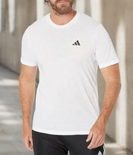 Load image into Gallery viewer, Adidas Men's Essentials Feel Ready Training T-Shirt – AEROREADY Moisture-Wicking Gym Tee | White/Black
