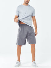 Load image into Gallery viewer, NORTHYARD Men's 10" Athletic Shorts – Quick-Dry Mesh Gym &amp; Basketball Training Shorts in Stone
