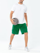 Load image into Gallery viewer, NORTHYARD Men's 10" Athletic Shorts – Quick-Dry Gym &amp; Basketball Training Shorts in Green
