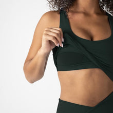 Load image into Gallery viewer, YITTY Active Women's UltraLuxe Built-in Bra Tank Top, Athleisure, 4-Way-Stretch, Everpine
