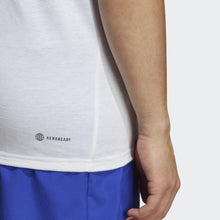 Load image into Gallery viewer, Adidas Men's Essentials Feel Ready Training T-Shirt – AEROREADY Moisture-Wicking Gym Tee | White/Black
