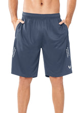 Load image into Gallery viewer, NORTHYARD Men's 10" Athletic Shorts – Quick-Dry Mesh Gym &amp; Basketball Training Shorts in Cool Grey
