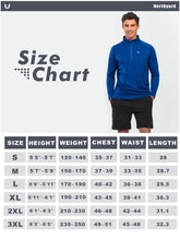 Load image into Gallery viewer, NORTHYARD Men's Quarter Zip Pullover – Long Sleeve Moisture-Wicking Running Shirt with UPF 50+ in Royal Blue
