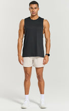Load image into Gallery viewer, Project Titan Men's Drop Arm Tank Top – Cut Off Sleeveless Gym Shirt for Weightlifting &amp; Bodybuilding in Black
