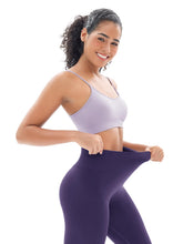 Load image into Gallery viewer, Seamless Workout Sets for Women 2 Piece Adjustable Strappy Sports Bra with High Waisted Butt Lifting Leggings Gym Sets(Our82 Purple/Violet)
