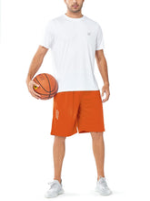 Load image into Gallery viewer, NORTHYARD Men's 10" Athletic Shorts – Quick-Dry Mesh Gym &amp; Basketball Training Shorts in Orange

