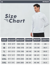 Load image into Gallery viewer, NORTHYARD Men's Quarter Zip Pullover – Long Sleeve Moisture-Wicking Running Shirt with UPF 50+ in White
