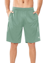 Load image into Gallery viewer, NORTHYARD Men's 10" Athletic Shorts – Quick-Dry Mesh Gym &amp; Basketball Training Shorts in Loden Frost
