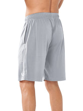 Load image into Gallery viewer, NORTHYARD Men's 10" Athletic Shorts – Quick-Dry Mesh Gym &amp; Basketball Training Shorts in Light Grey

