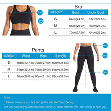 Load image into Gallery viewer, WodoWei Women 2 Piece Workout Outfits Sports Bra Seamless Leggings Yoga Gym Activewear Set (YO610-Brown Marl)
