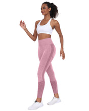 Load image into Gallery viewer, NORMOV Seamless Workout Butt Lifting Leggings - Booty Scrunch Gym Leggings for Women(AB Pink,S)
