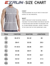 Load image into Gallery viewer, EZRUN Men's Quick Dry Muscle Tank Top – Sleeveless Gym &amp; Athletic Workout Shirt | Light Grey
