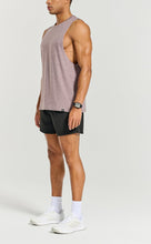 Load image into Gallery viewer, Project Titan Men's Drop Arm Tank Top – Cut Off Sleeveless Gym Shirt for Weightlifting &amp; Training in Light Grape Flax
