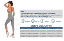 Load image into Gallery viewer, Steppe Naked Feeling High Waisted Yoga Pants Women's Workout Capris Leggings with Pockets Tummy Control Buttery Soft Running Compression Capris for Athletic Gym Exercise Fitness Grey
