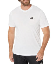 Load image into Gallery viewer, Adidas Men's Essentials Feel Ready Training T-Shirt – AEROREADY Moisture-Wicking Gym Tee | White/Black

