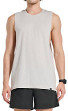Load image into Gallery viewer, Project Titan Men's Drop Arm Tank Top – Cut Off Sleeveless Gym Shirt for Weightlifting &amp; Bodybuilding in Unbleached Linen
