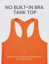 Load image into Gallery viewer, CRZ YOGA Butterluxe Racerback Workout Tank Tops for Women Sleeveless Camisole Gym Athletic Yoga Shirts Neon Orange
