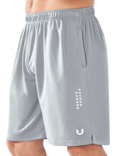 Load image into Gallery viewer, NORTHYARD Men's 10" Athletic Shorts – Quick-Dry Mesh Gym &amp; Basketball Training Shorts in Light Grey
