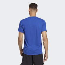 Load image into Gallery viewer, Adidas Men's Essentials Feel Ready Training T-Shirt – AEROREADY Gym Tee | Lucid Blue/Semi Lucid Blue/Black
