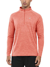 Load image into Gallery viewer, NORTHYARD Men's Long Sleeve Quarter Zip Running Shirt – Moisture Wicking Athletic Pullover
