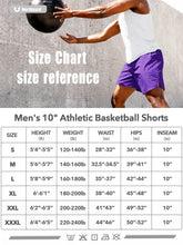 Load image into Gallery viewer, NORTHYARD Men's 10" Athletic Shorts – Quick-Dry Mesh Gym &amp; Basketball Training Shorts in Purple
