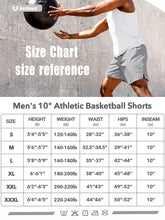 Load image into Gallery viewer, NORTHYARD Men's 10" Athletic Shorts – Quick-Dry Mesh Gym &amp; Basketball Training Shorts in Light Grey
