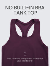 Load image into Gallery viewer, CRZ YOGA Butterluxe Racerback Workout Tank Tops for Women Sleeveless Camisole Gym Athletic Yoga Shirts Deep Purple
