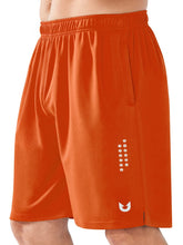 Load image into Gallery viewer, NORTHYARD Men's 10" Athletic Shorts – Quick-Dry Mesh Gym &amp; Basketball Training Shorts in Orange
