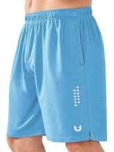 Load image into Gallery viewer, NORTHYARD Men's 10" Athletic Shorts – Quick-Dry Mesh Gym &amp; Basketball Training Shorts in Sky Blue
