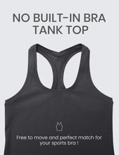 Load image into Gallery viewer, CRZ YOGA Butterluxe Racerback Workout Tank Tops for Women Sleeveless Camisole Gym Athletic Yoga Shirts Mysterious Grey
