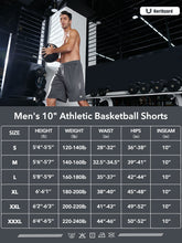 Load image into Gallery viewer, NORTHYARD Men's 10" Athletic Shorts – Quick-Dry Mesh Gym &amp; Basketball Training Shorts in Smoke Grey
