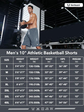 Load image into Gallery viewer, NORTHYARD Men's 10" Athletic Shorts – Quick-Dry Mesh Gym &amp; Basketball Training Shorts in Cool Grey
